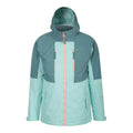 Teal - Front - Mountain Warehouse Childrens-Kids Ravine 3 in 1 Waterproof Jacket