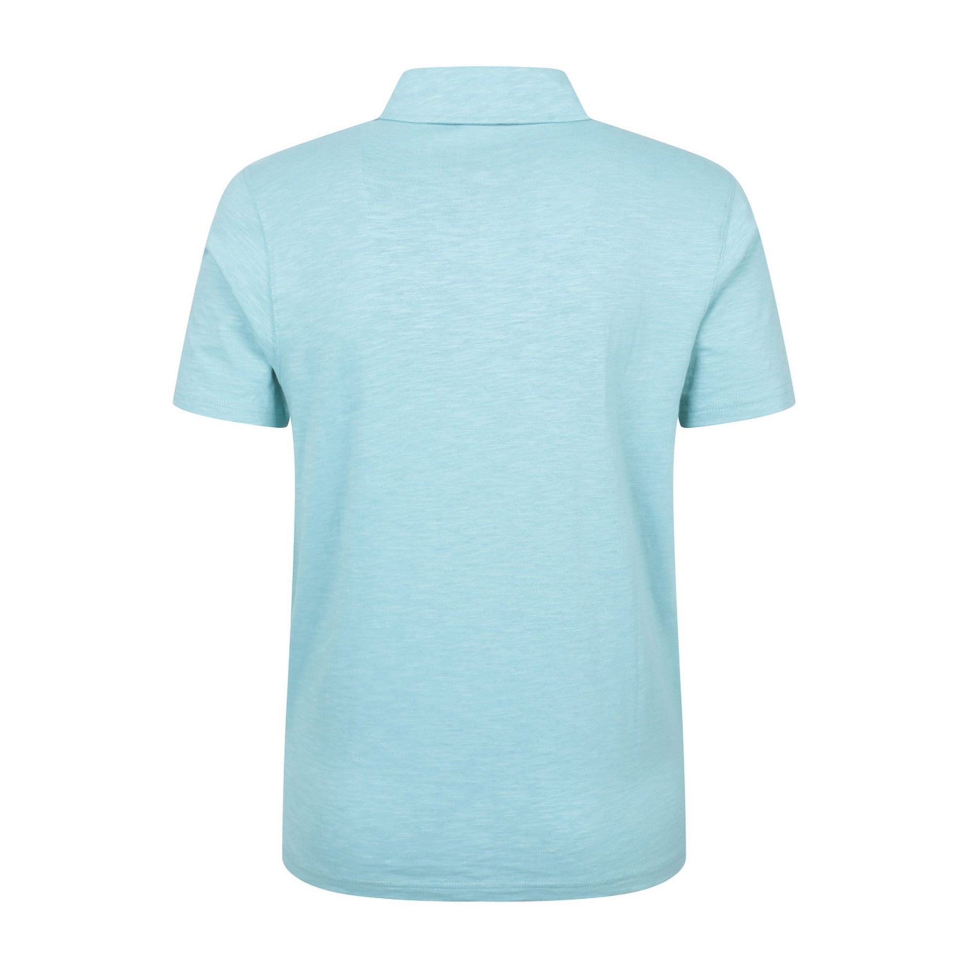 Turquoise - Back - Mountain Warehouse Mens Hasst II Organic Polo Shirt