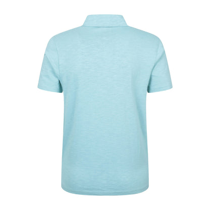 Turquoise - Back - Mountain Warehouse Mens Hasst II Organic Polo Shirt