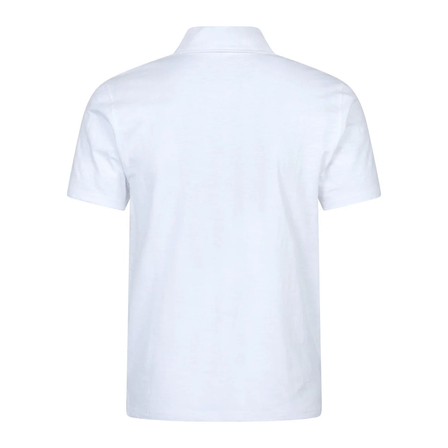 White - Back - Mountain Warehouse Mens Hasst II Organic Polo Shirt