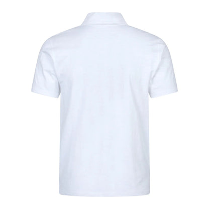 White - Back - Mountain Warehouse Mens Hasst II Organic Polo Shirt