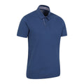 Blue - Back - Mountain Warehouse Mens Hasst II Organic Polo Shirt
