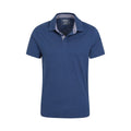 Blue - Lifestyle - Mountain Warehouse Mens Hasst II Organic Polo Shirt