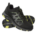 Black - Pack Shot - Mountain Warehouse Mens Inca Waterproof Active Walking Shoes