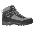 Grey - Back - Mountain Warehouse Mens Extreme Storm Suede Waterproof Walking Boots