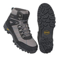 Grey - Pack Shot - Mountain Warehouse Mens Extreme Storm Suede Waterproof Walking Boots