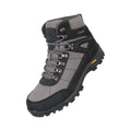 Grey - Front - Mountain Warehouse Mens Extreme Storm Suede Waterproof Walking Boots