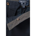 Dark Blue - Close up - Mountain Warehouse Mens Woods Organic Cotton Chinos