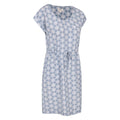 Blue - Pack Shot - Mountain Warehouse Womens-Ladies Mykonos Flower Casual Dress