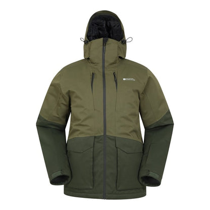 Green - Front - Mountain Warehouse Mens Interstellar II Ski Jacket