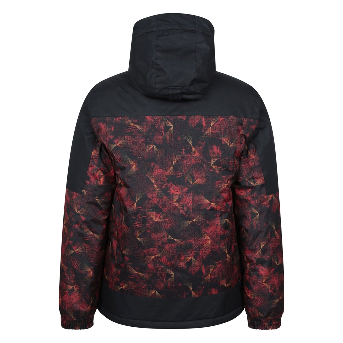 Bright Orange - Side - Mountain Warehouse Mens Shadow II Printed Ski Jacket