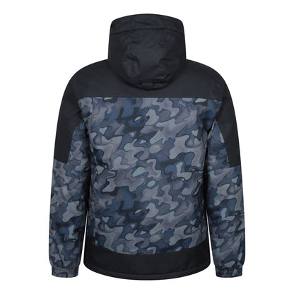 Brown - Back - Mountain Warehouse Mens Shadow II Printed Ski Jacket
