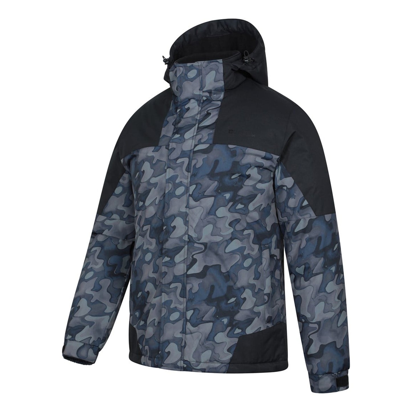Brown - Side - Mountain Warehouse Mens Shadow II Printed Ski Jacket