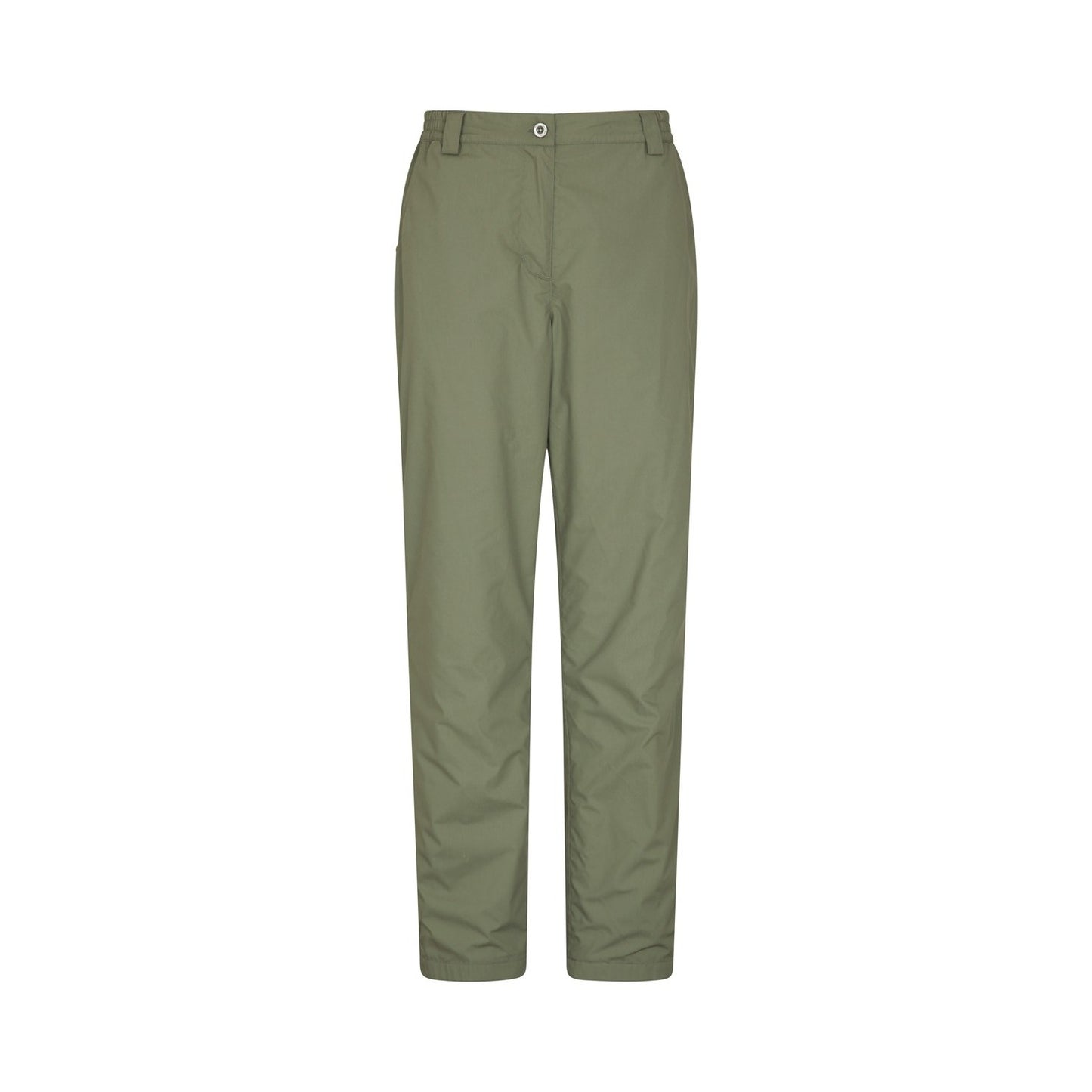 Khaki Green - Front - Mountain Warehouse Womens-Ladies Trek II Short Winter Hiking Trousers