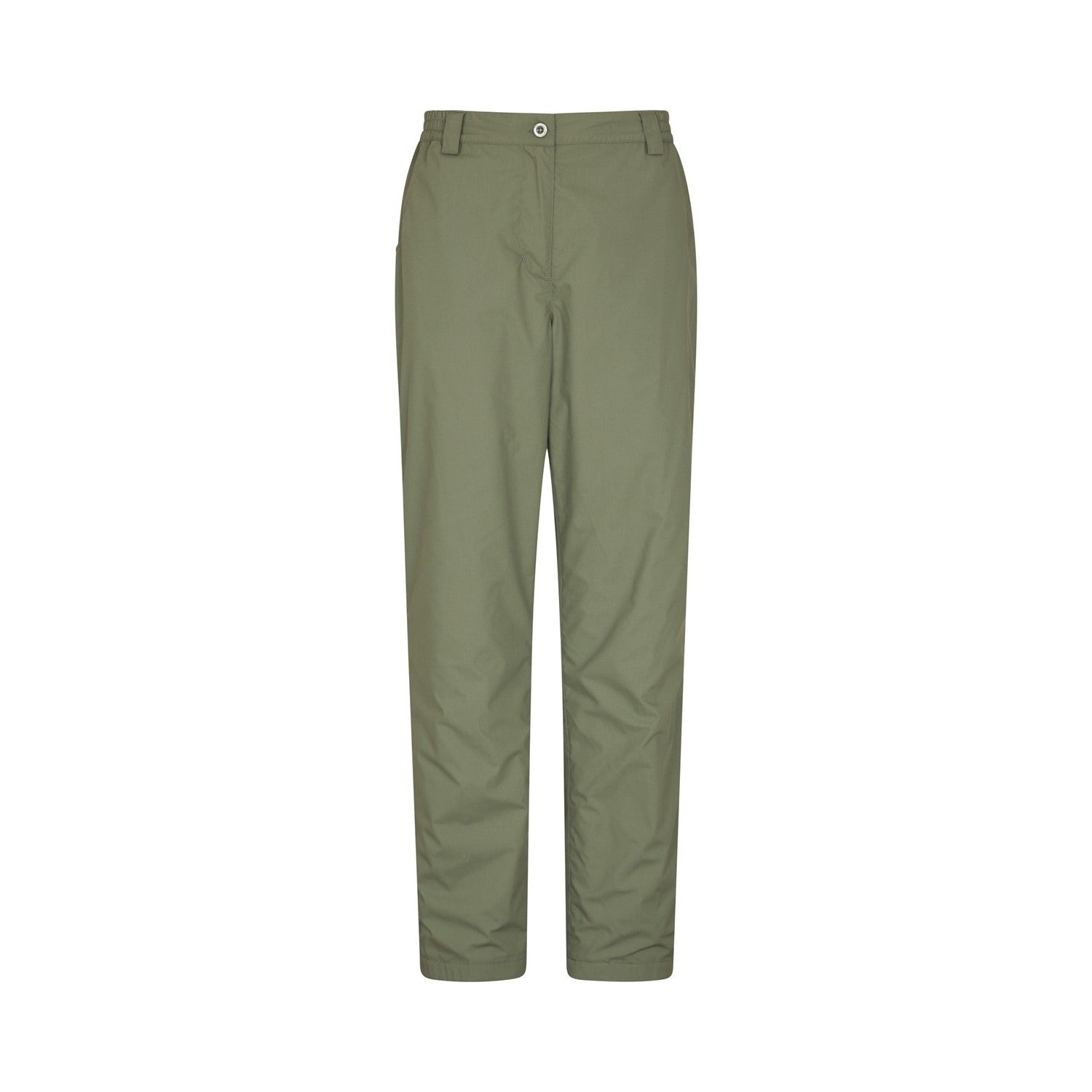 Khaki Green - Front - Mountain Warehouse Womens-Ladies Trek II Short Winter Hiking Trousers