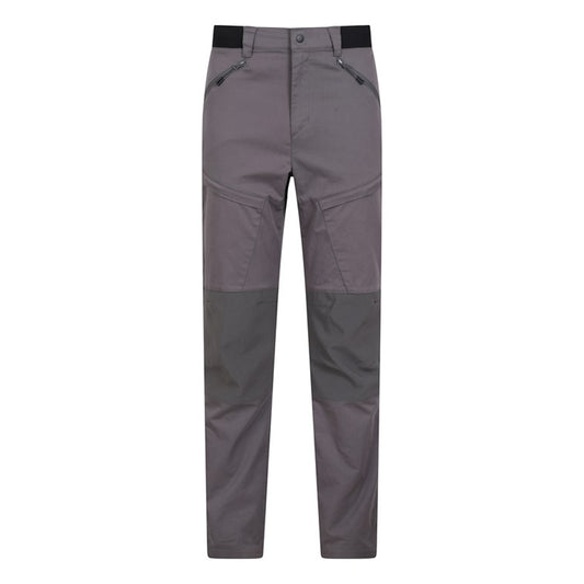 Grey - Front - Mountain Warehouse Mens Jungle Hiking Trousers