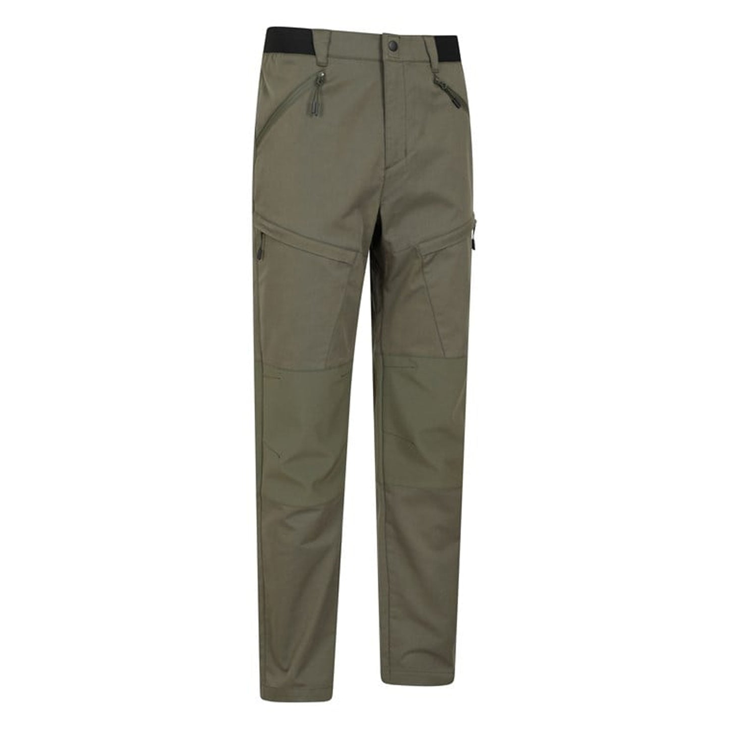 Khaki Green - Back - Mountain Warehouse Mens Jungle Hiking Trousers