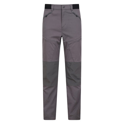 Charcoal - Front - Mountain Warehouse Mens Jungle Hiking Trousers