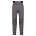 Charcoal - Front - Mountain Warehouse Mens Jungle Hiking Trousers