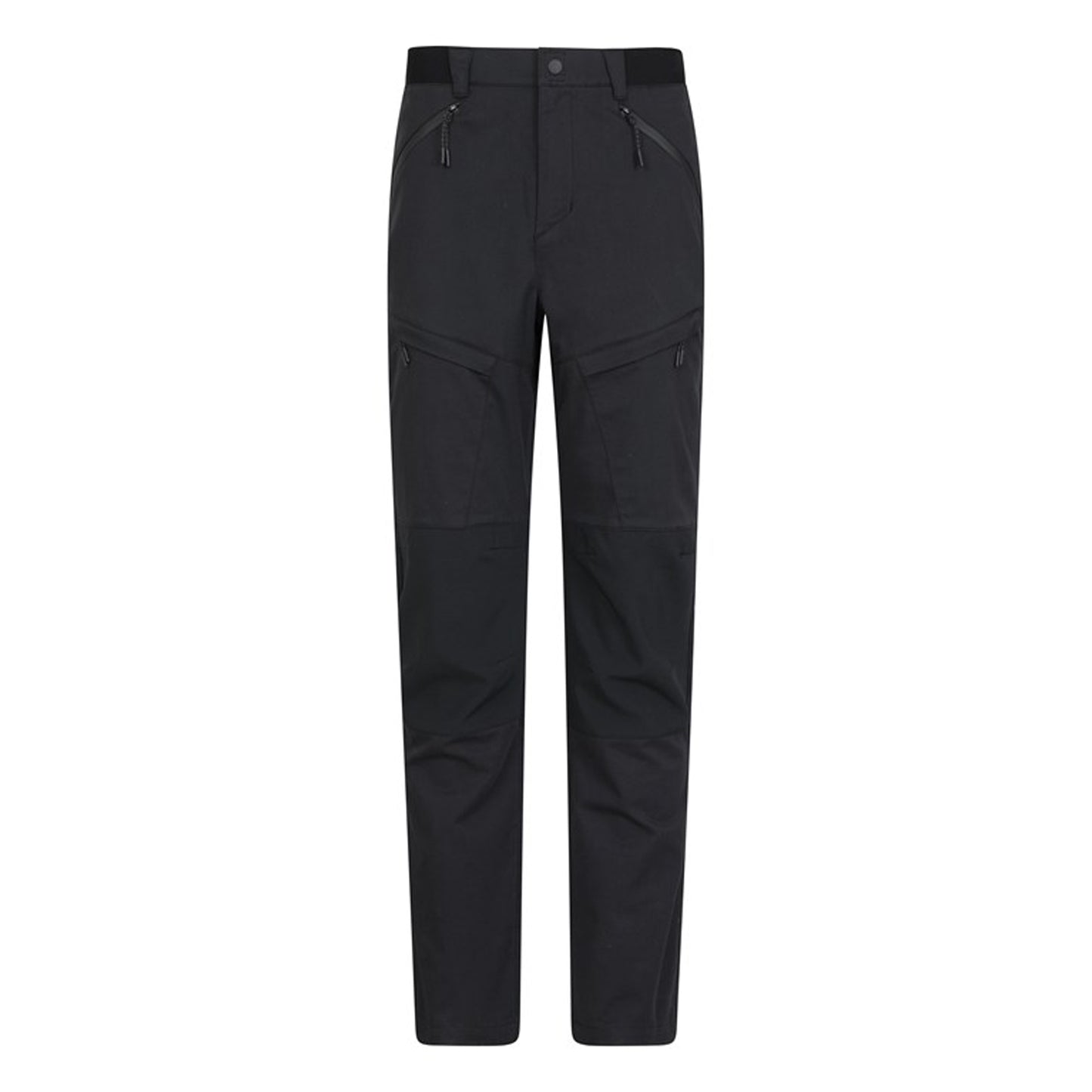 Black - Front - Mountain Warehouse Mens Jungle Hiking Trousers