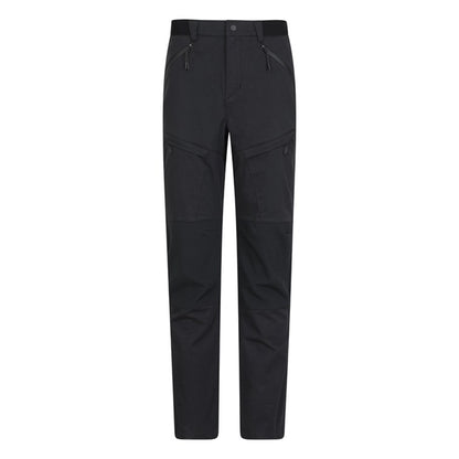 Black - Front - Mountain Warehouse Mens Jungle Hiking Trousers