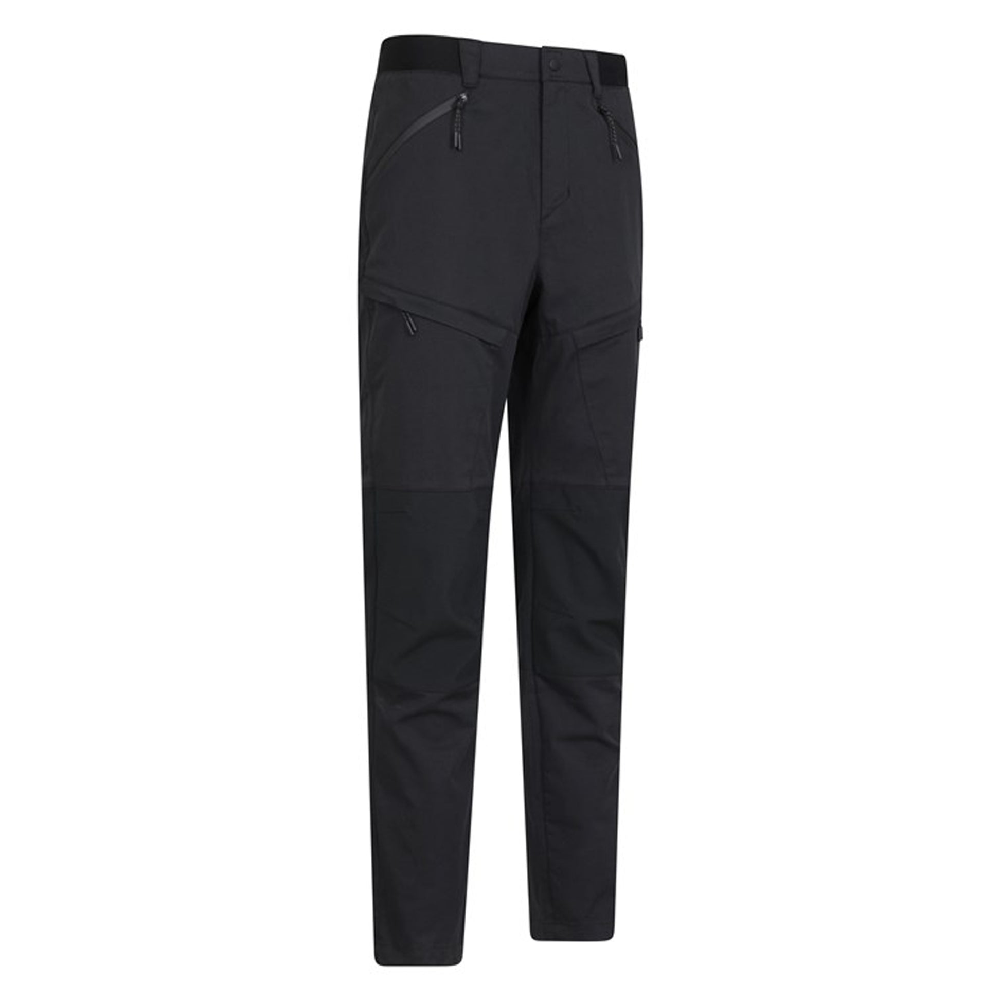 Black - Back - Mountain Warehouse Mens Jungle Hiking Trousers