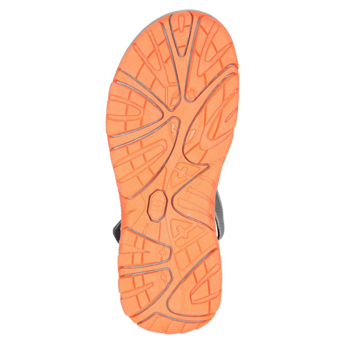 Dark Khaki - Close up - Mountain Warehouse Childrens-Kids 3 Touch Fastening Strap Sandals