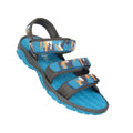 Teal - Front - Mountain Warehouse Childrens-Kids 3 Touch Fastening Strap Sandals