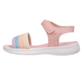 Pink - Lifestyle - Mountain Warehouse Girls Rainbow Leather Sandals