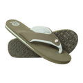 Grey - Close up - Animal Mens Jekyl Recycled Flip Flops