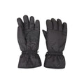Black - Front - Mountain Warehouse Mens Ski Gloves