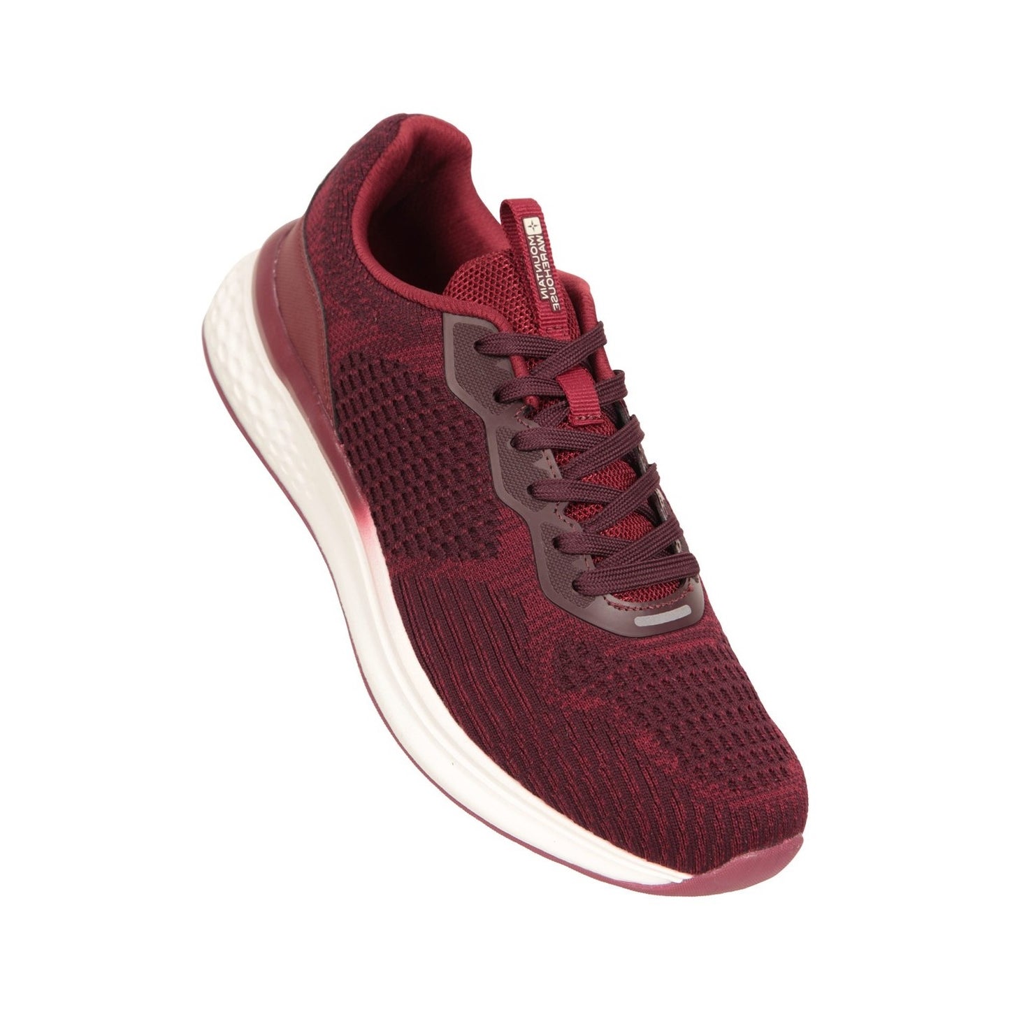 Red - Front - Mountain Warehouse Womens-Ladies Evolution Recycled Active Trainers