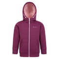 Berry - Front - Mountain Warehouse Childrens-Kids Alpine II Full Zip Hoodie