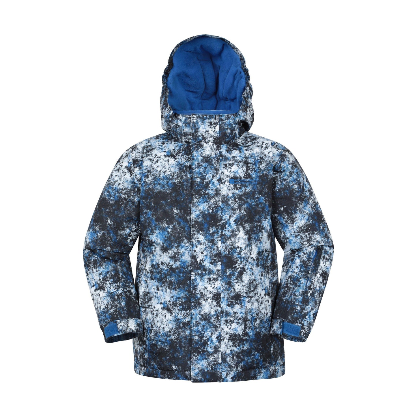 White - Front - Mountain Warehouse Childrens-Kids Mogal Geometric Ski Jacket