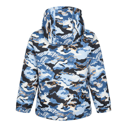 Pale Blue - Side - Mountain Warehouse Childrens-Kids Mogal Geometric Ski Jacket