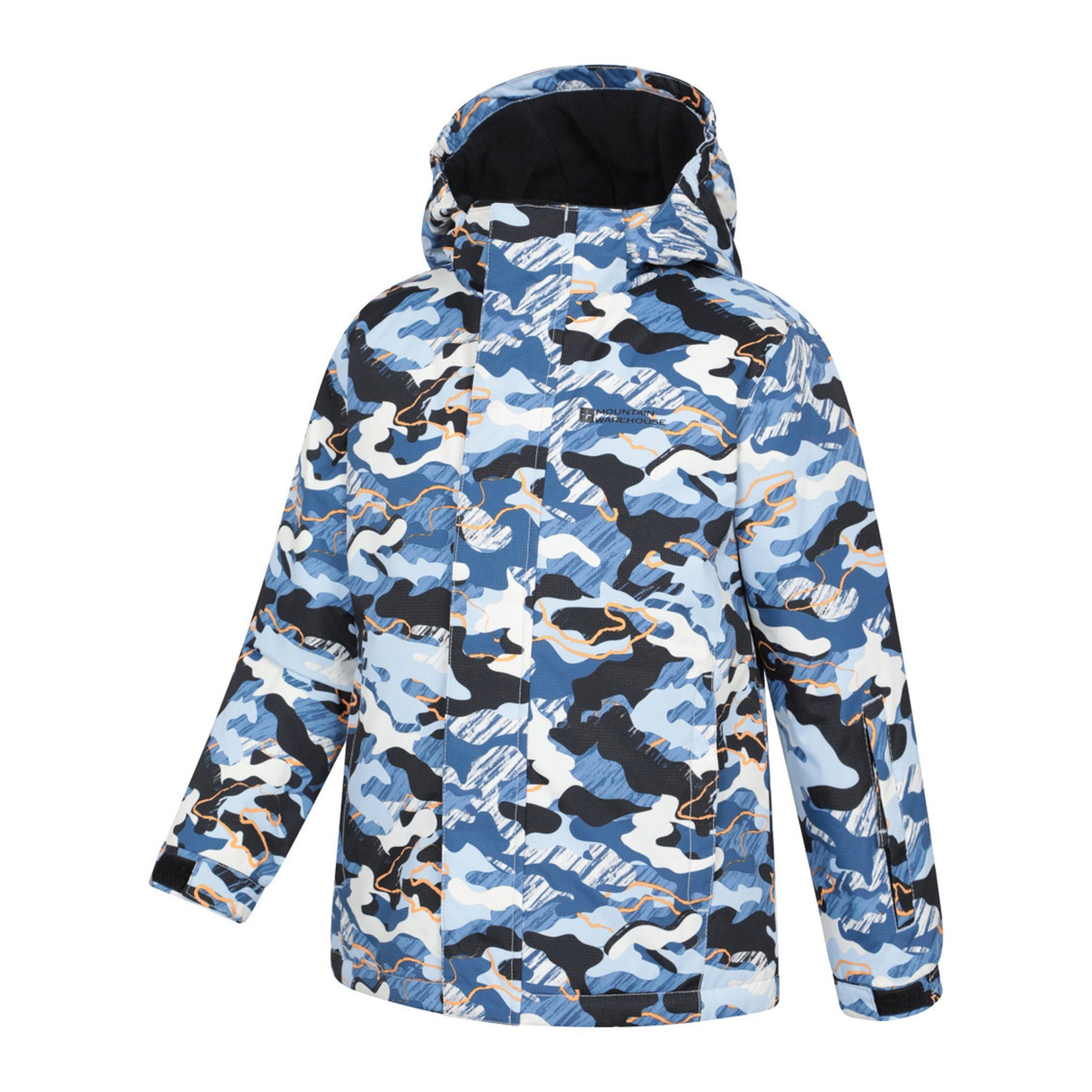 Pale Blue - Lifestyle - Mountain Warehouse Childrens-Kids Mogal Geometric Ski Jacket