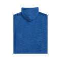 Blue - Back - Animal Childrens-Kids Finn Organic Oversized Hooded Towel