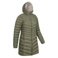 Khaki - Side - Mountain Warehouse Womens-Ladies Florence Long Padded Jacket