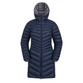 Navy - Front - Mountain Warehouse Womens-Ladies Florence Long Padded Jacket