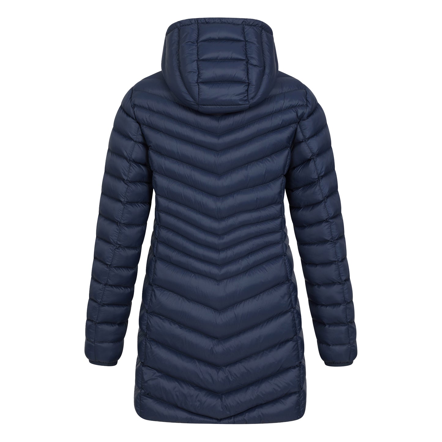 Navy - Back - Mountain Warehouse Womens-Ladies Florence Long Padded Jacket
