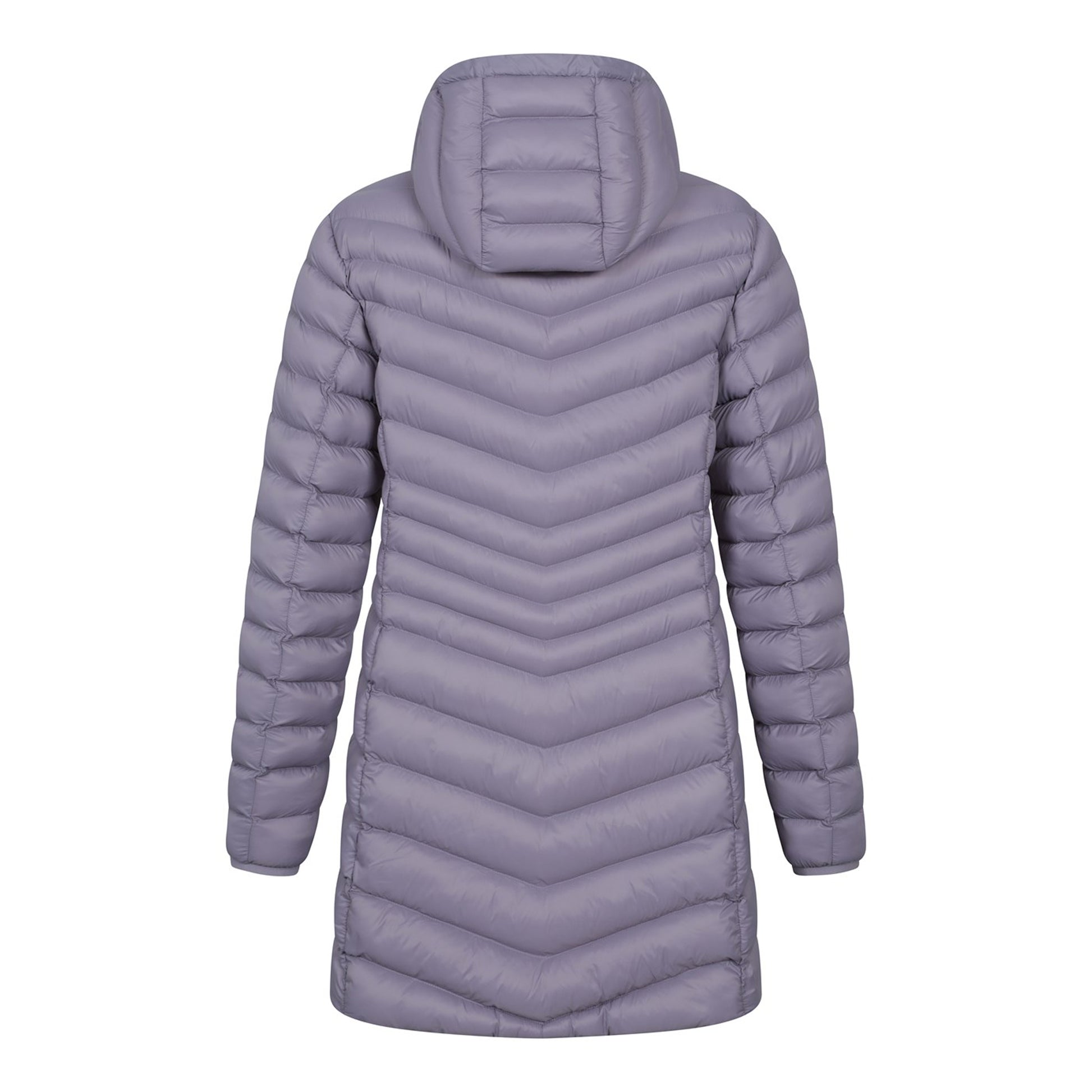 Dusky Purple - Back - Mountain Warehouse Womens-Ladies Florence Long Padded Jacket
