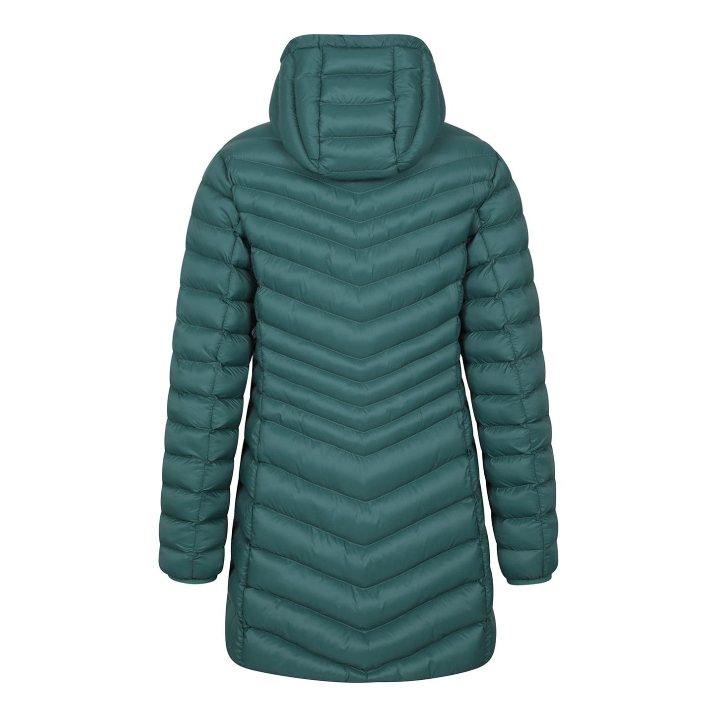 Green - Side - Mountain Warehouse Womens-Ladies Florence Long Padded Jacket