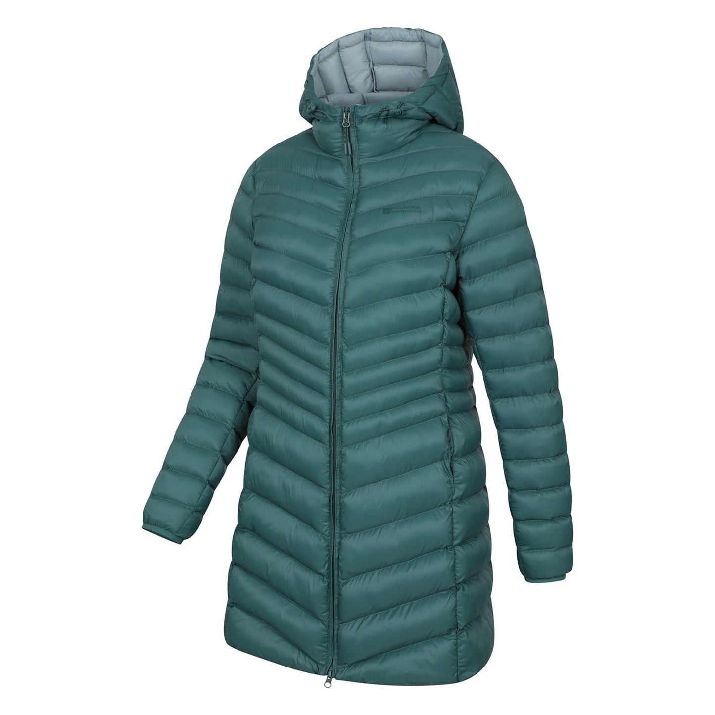Green - Lifestyle - Mountain Warehouse Womens-Ladies Florence Long Padded Jacket