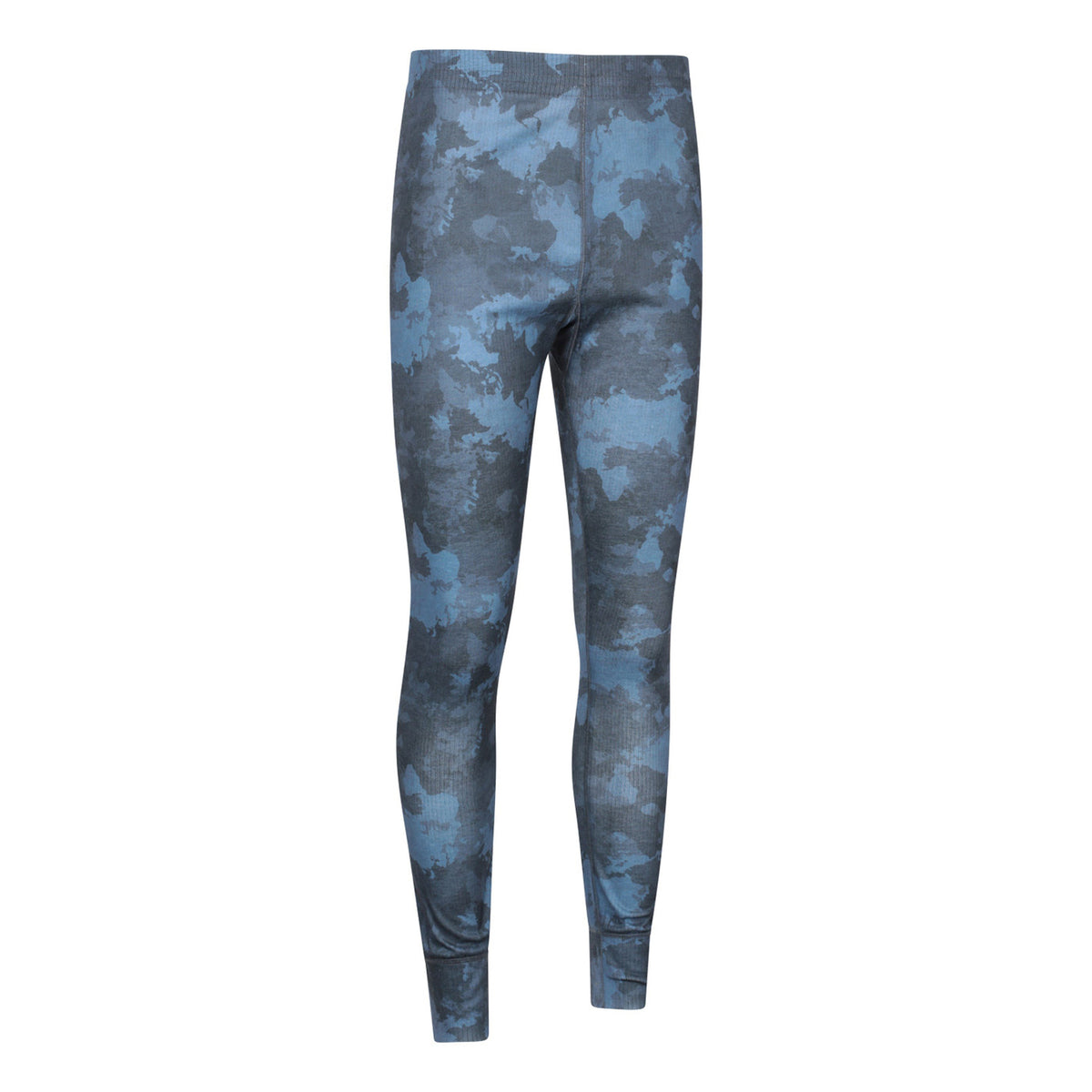 Navy - Side - Mountain Warehouse Mens Talus Dash Print Thermal Bottoms