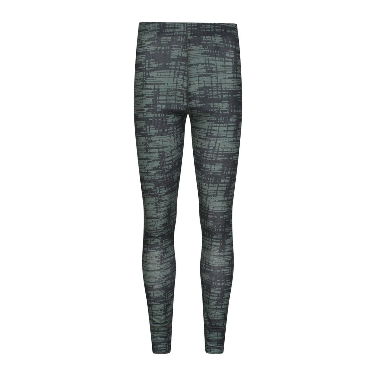 Khaki Green - Front - Mountain Warehouse Mens Talus Dash Print Thermal Bottoms