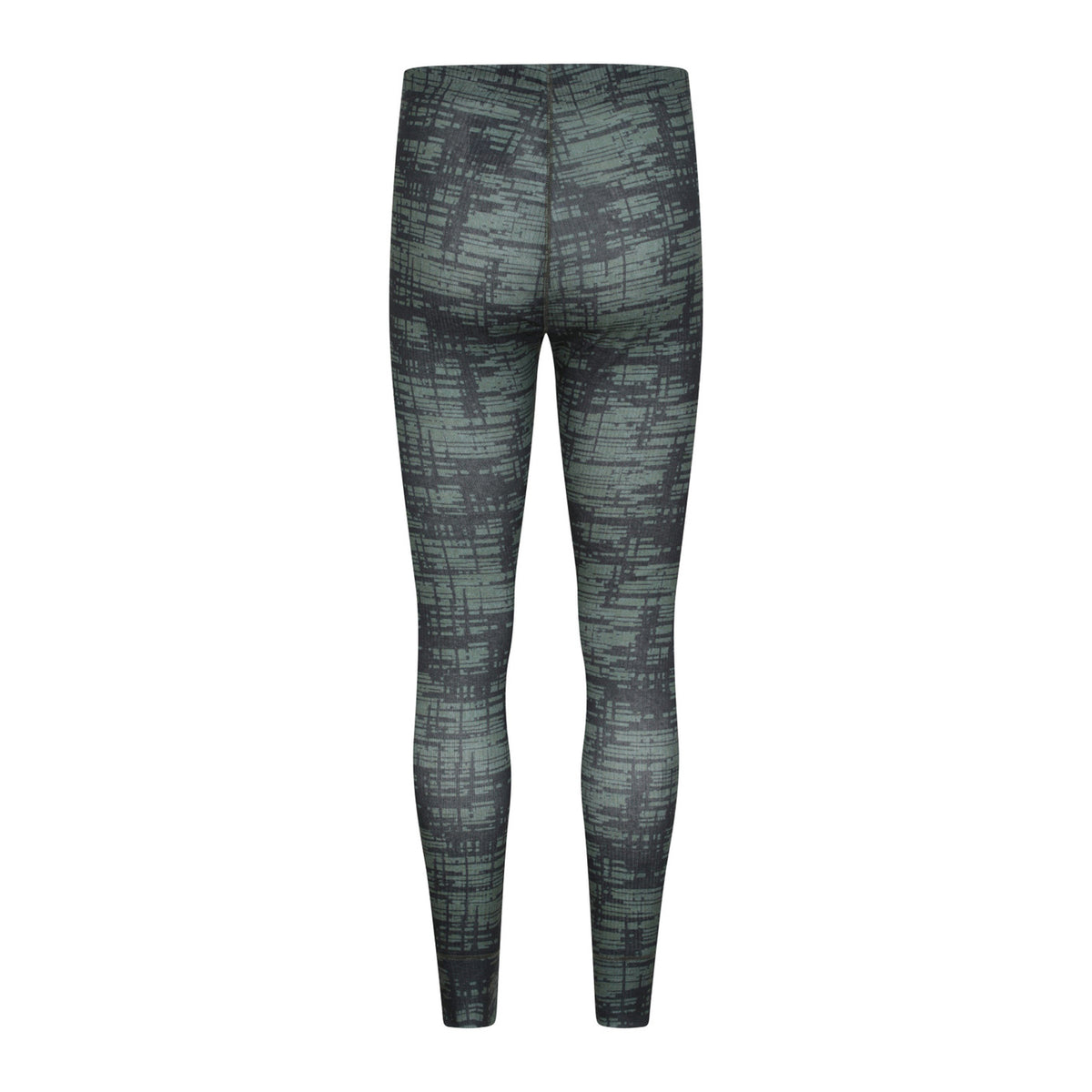Khaki Green - Back - Mountain Warehouse Mens Talus Dash Print Thermal Bottoms