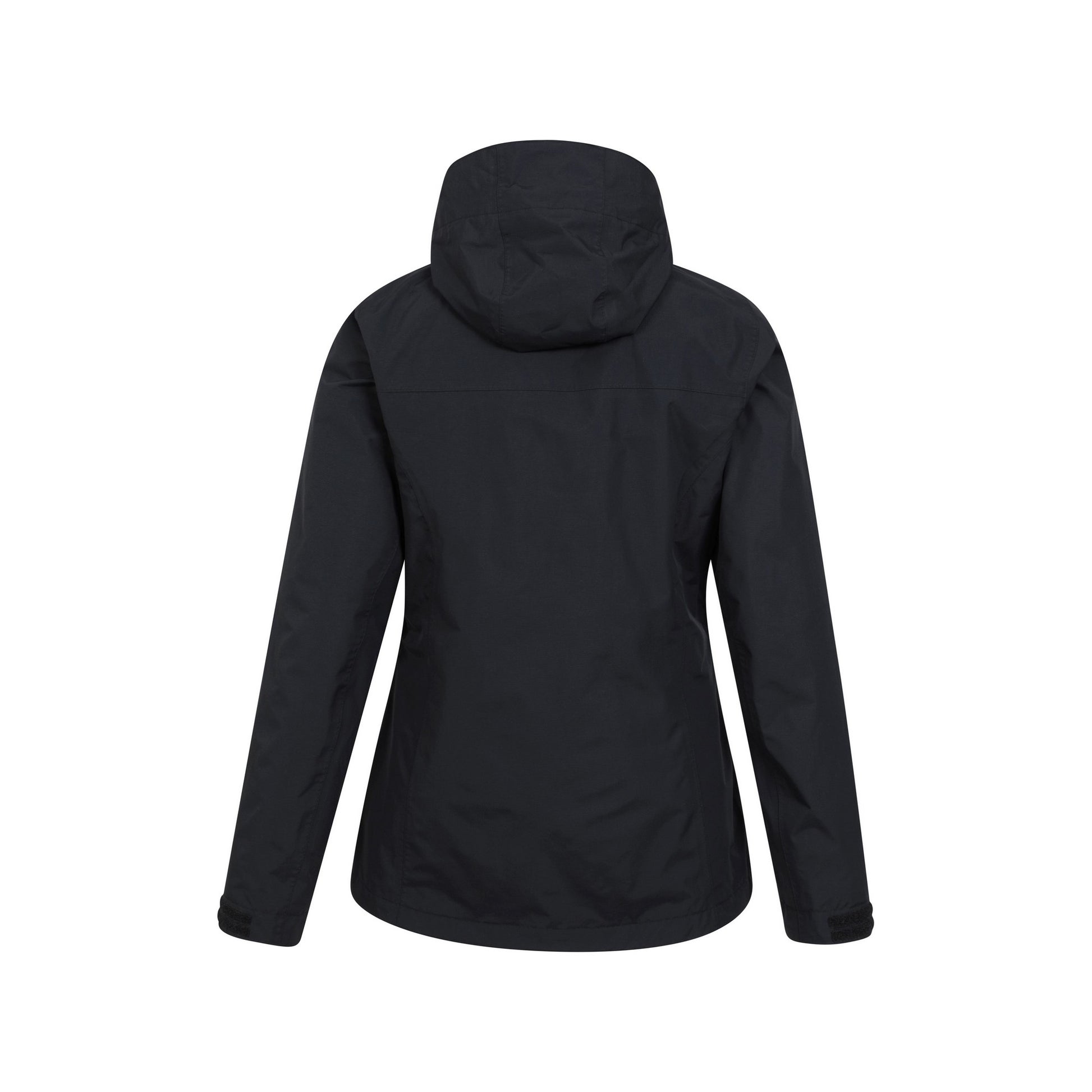 Jet Black - Back - Mountain Warehouse Womens-Ladies Rainforest II Extreme Waterproof Jacket