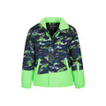 Green - Pack Shot - Mountain Warehouse Childrens-Kids Mogal Camouflage Ski Jacket
