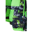 Green - Close up - Mountain Warehouse Childrens-Kids Mogal Camouflage Ski Jacket