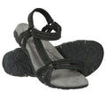 Black - Pack Shot - Mountain Warehouse Womens-Ladies Kokomo Nubuck Sandals
